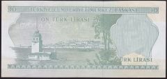 6.Emisyon 2.Tertip 10 Lira I80 301060 Çilaltı