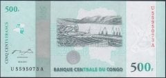 Kongo 500 Frank 2010 Çil Hatıra Pick 100