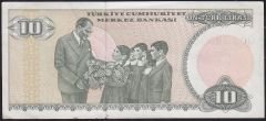 7.Emisyon 2.Tertip 10 Lira D05 536041 Ççt Çilaltı