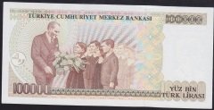 7.EMİSYON 2.TERTİP 100000 LİRA E65 820031 ÇÇT ÇİLALTI