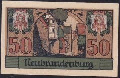ALMANYA 50 PFENNİNG NOTGELD 1922 ÇİL NUMARATÖR ERÖRLÜ