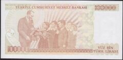 7.Emisyon 3.Tertip 100000 Lira I15 524689 Çilaltı