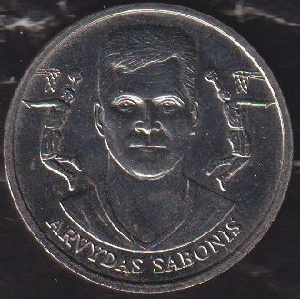 Arvydas Sabonis Jeton 3 cm