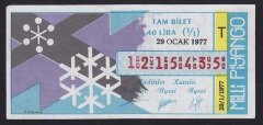 1977 29 OCAK TAM BİLET