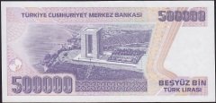 7.Emisyon 4.Tertip 500000 Lira H68 644251 Çok Çok Temiz+