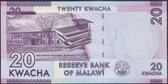 Malawi 20 Kwacha 2016 ÇİLALTI ÇİL Pick 63c
