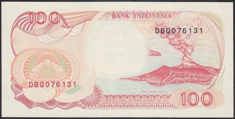 Endonezya 100 Rupiah 1992 / 1992 ÇİLALTI ÇİL Pick 127a