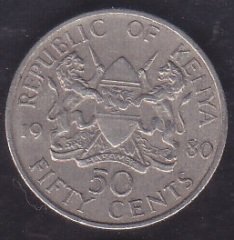 Kenya 50 Cent 1980