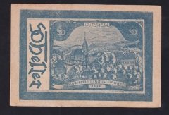 AVUSTURYA 50 HELLER NOTGELD 1920 ÇİL