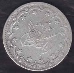 1293 / 3 ABDULHAMİT 20 KURUŞ GÜMÜŞ
