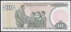 7.Emisyon 2.Tertip 10 Lira D01 105912 Çilaltı