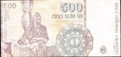 Romanya 500 Lei 1991 Çok Temiz +