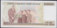 7.EMİSYON 2.TERTİP 100000 LİRA E65 057876 ÇÇT