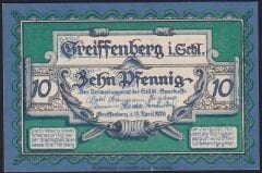 Almanya 10 Pfennig Notgeld 1920 Çil