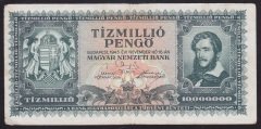 MACARİSTAN 10000000 MİLPENGO 1945 ÇOK TEMİZ