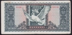 MACARİSTAN 10000000 MİLPENGO 1945 ÇOK TEMİZ
