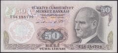 6.Emisyon 1.Tertip 50 Lira E56 188739 Çilaltı Çil
