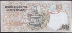 6.Emisyon 1.Tertip 50 Lira E56 188739 Çilaltı Çil