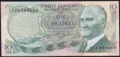 6.Emisyon 2.Tertip 10 Lira I24 360669 Çilaltı Çil