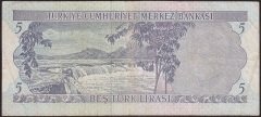 6.EMİSYON 2.TERTİP 5 LİRA Z93 837144 ÇOK TEMİZ
