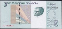 Angola 5 Kwanzas 2012 Çil