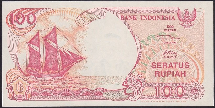 Endonezya 100 Rupiah 1992 / 2000 ÇİL 222 Pick 127h
