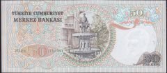 6.Emisyon 1.Tertip 50 Lira E60 383526 Çilaltı