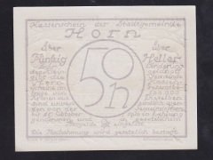 AVUSTURYA 50 HELLER NOTGELD 1920 ÇİL