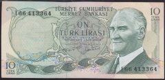6.EMİSYON 2.TERTİP 10 LİRA I66 413364 ÇİLALTI ÇİL