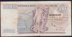 Belçika 100 Frank 1972 Temiz