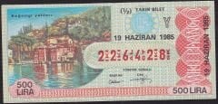 1985 19 Haziran Yarım Bilet - Y Serisi