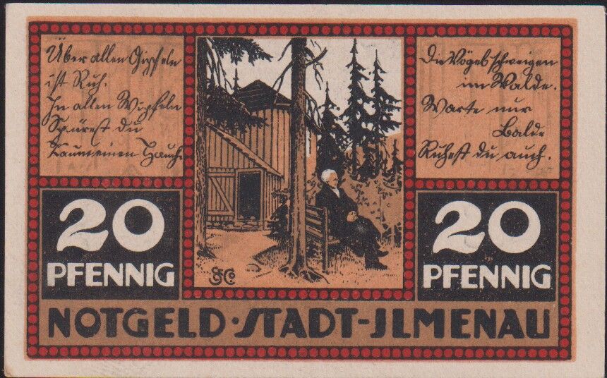 Almanya 20 Pfennig Notgeld 1921 Çil