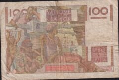 Fransa 100 Frank 1953 Temiz