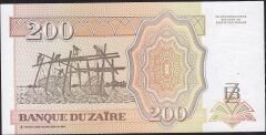 Zaire 200 Nouveaux Zaires 1994 Çil Pick 61 - 7777