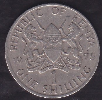 Kenya 1 Şilin 1975