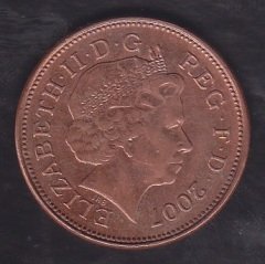 İNGİLTERE 2 PENCE 2007