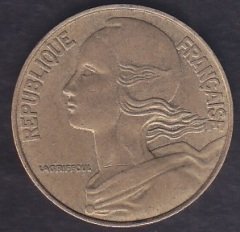 FRANSA 20 CENTİMES 1987
