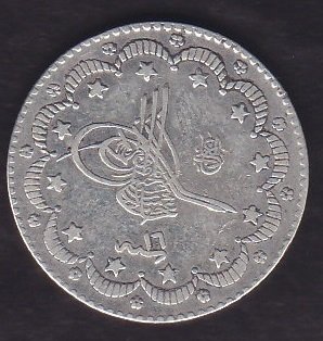 1293 / 16 ABDULHAMİT 5 KURUŞ GÜMÜŞ