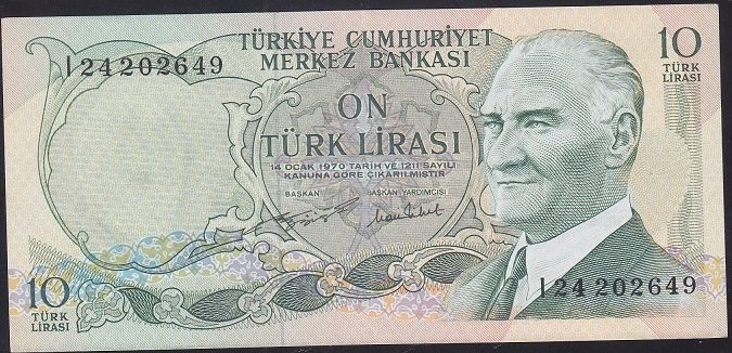6.EMİSYON 2.TERTİP 10 LİRA I24 202649 ÇİLALTI