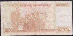 7.Emisyon 3.Tertip 100000 Lira H73 677529 Temiz
