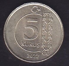 2022 Yılı 5 Kuruş
