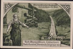 Almanya 50 Pfennig Notgeld 1921 Çil