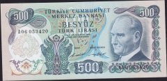 6.Emisyon 1.Tertip 500 Lira A06 053420 Çilaltı