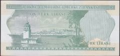6.Emisyon 2.Tertip 10 Lira K89 246798 Çilaltı Çil