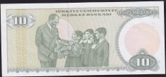 7.Emisyon 1.Tertip 10 Lira B50 601969 Çilaltı Çil