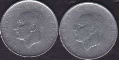 1964 Yılı 1 Lira (Ters Düz Takım)