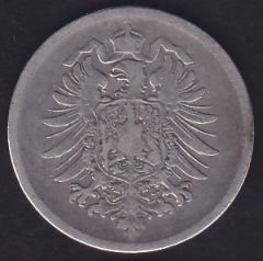 Almanya 1 Mark 1875 Gümüş