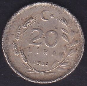 1984 Yılı 20 Lira