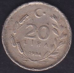1984 Yılı 20 Lira