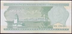 6.Emisyon 2.Tertip 10 Lira I13 159661 Çok Çok Temiz+